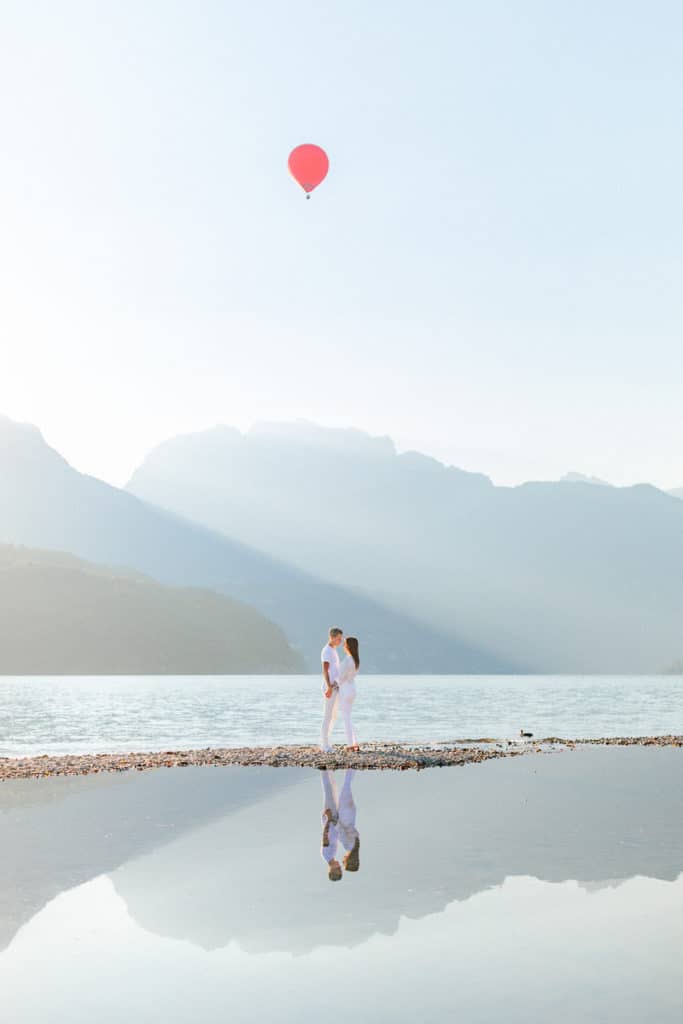 photographe couple lac annecy julien bonjour